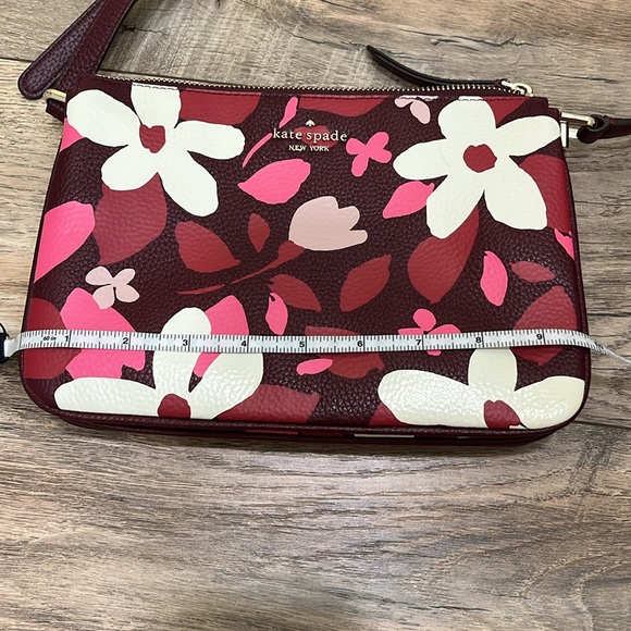 Kate Spade Jackson Forest Floral Triple Gusset Crossbody Bag - Picture 9 of 13